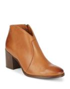 Frye Curved Leather Booties