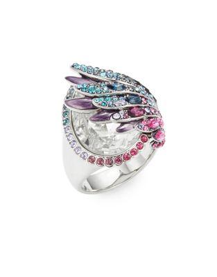 Swarovski Pave Crystal Hearty Ring