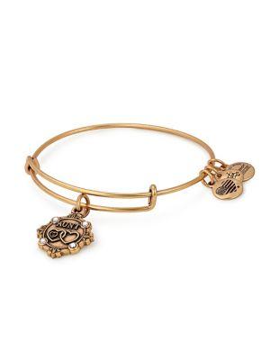 Alex And Ani Aunt Crystal Charm Bangle Bracelet