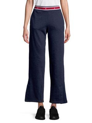 Tommy Hilfiger Logo Waist Wide-leg Pants