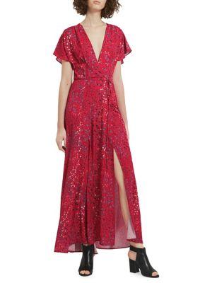 French Connection Floral Wrap Dress