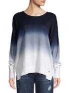 Donna Karan Classic Cotton & Linen Long-sleeve Top