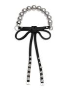 Carolee Dita Leather Bow Flex Bracelet
