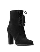 Michael Kors Collection Odile Suede Lace-up Booties