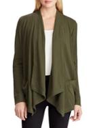 Lauren Ralph Lauren Waffle-knit Cotton Cardigan