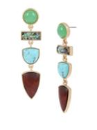 Kenneth Cole New York Rough Luxe Multi-stone Earrings