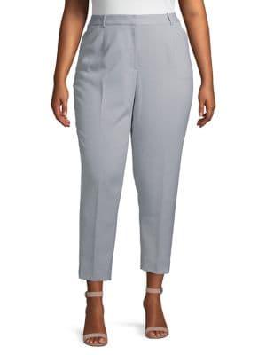 Tahari Arthur S. Levine Plus Classic Straight Pants