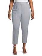 Tahari Arthur S. Levine Plus Classic Straight Pants
