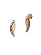 Le Vian 14k Tri-color Gold, Vanilla Diamond? And Chocolate Diamond? Earrings