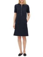 Lafayette 148 New York Demi Zip-front Shift Dress