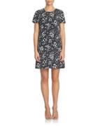 Cece Floral Printed Dress