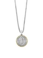 Effy Gento 14k Yellow Gold And Sterling Silver Pendant Necklace