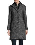 Cinzia Rocca Icons Long Sleeve Tweed Coat