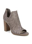 Fergalicious Peep Toe Block Heel Sandals