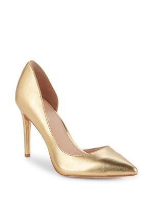 Rachel Zoe London Metallic Leather Pumps