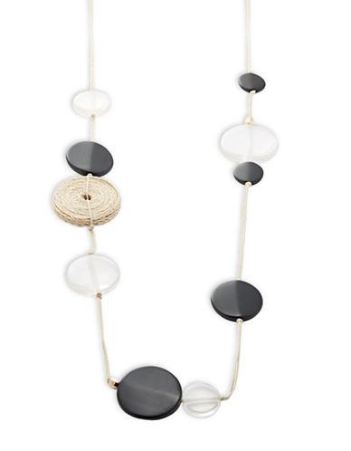 R.j. Graziano Disc Beaded Scatter Necklace