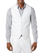 Perry Ellis Pointed Twill Vest