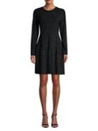 Michael Michael Kors Petite Printed Fit-and-flare Dress