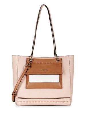 Karl Lagerfeld Paris Peony Leather Convertible Tote Bag