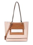Karl Lagerfeld Paris Peony Leather Convertible Tote Bag