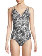 Calvin Klein Printed 1-piece Swimsuit