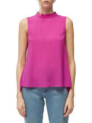 French Connection Crepe High Neck Top
