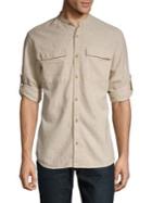 Jack & Jones Roll-tab Sleeve Button Front Shirt