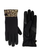 Isotoner Leopard-print Smartdri? Tech Stretch Sport Gloves