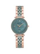 Anne Klein Two-tone Ceramic And Rose-goldtone Watch