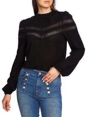 1.state Classic Embroidered Top