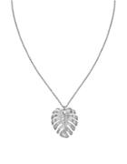 The Sak Silvertone Leaf Pendant Necklace