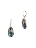 Lonna & Lilly Faceted Stone Leverback Drop Earrings