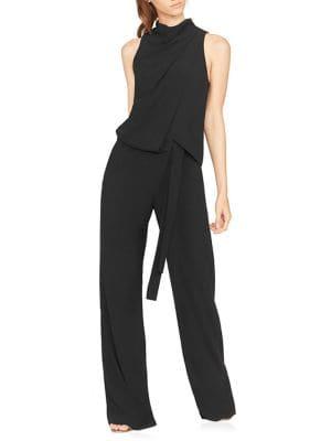 Halston Heritage Cowl Drape Jumpsuit