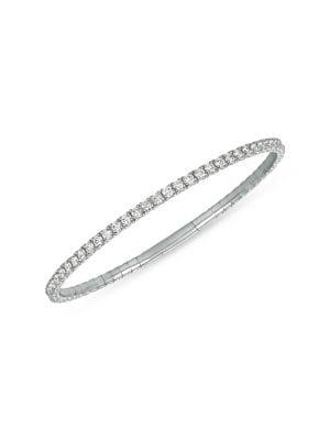 Morris & David 14k White Gold & 5 Tcw Diamond Bracelet