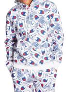 Champion Printed Super Cotton-blend Fleece Hoodie