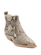 Dolce Vita Unity Snake Print Leather Booties