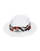 Genie By Eugenia Kim Chiffon-trimmed Panama Hat