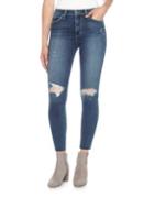 Joe's Jeans Charlie High-rise Distressed Ankle Skinny Jeans