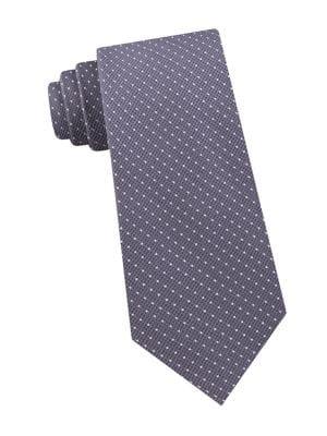 Calvin Klein Dobby Dot Silk Tie