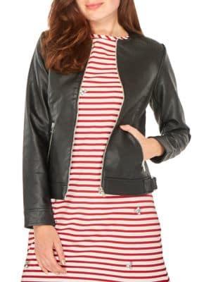 Dorothy Perkins Faux Leather Zip Jacket