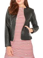 Dorothy Perkins Faux Leather Zip Jacket