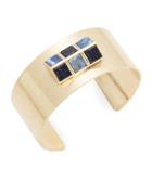Design Lab Lord & Taylor Geometric Stone Accented Cuff Bracelet