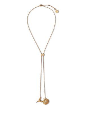 Vince Camuto Charmed Pieces Adjustable Slider Necklace