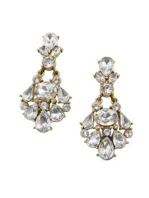 Belle By Badgley Mischka Occasion Crystal Statement Earrings