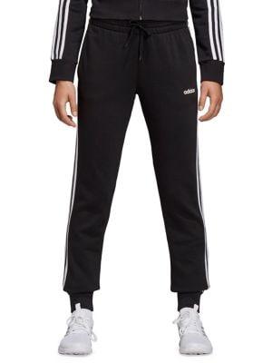 Adidas 3-stripes Cotton-blend Fleece Jogger Pants