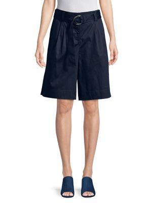 Ellen Tracy The Hamptons Belted Wide Leg Shorts