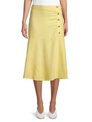Free People Poppy Flounce Midi Skirt