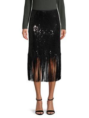 Vince Camuto Sequin-embellished Skirt