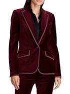 Lauren Ralph Lauren Straight-fit Velvet Blazer