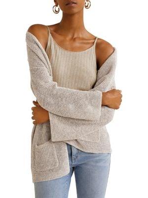 Mango Planet Open Knit Cardigan